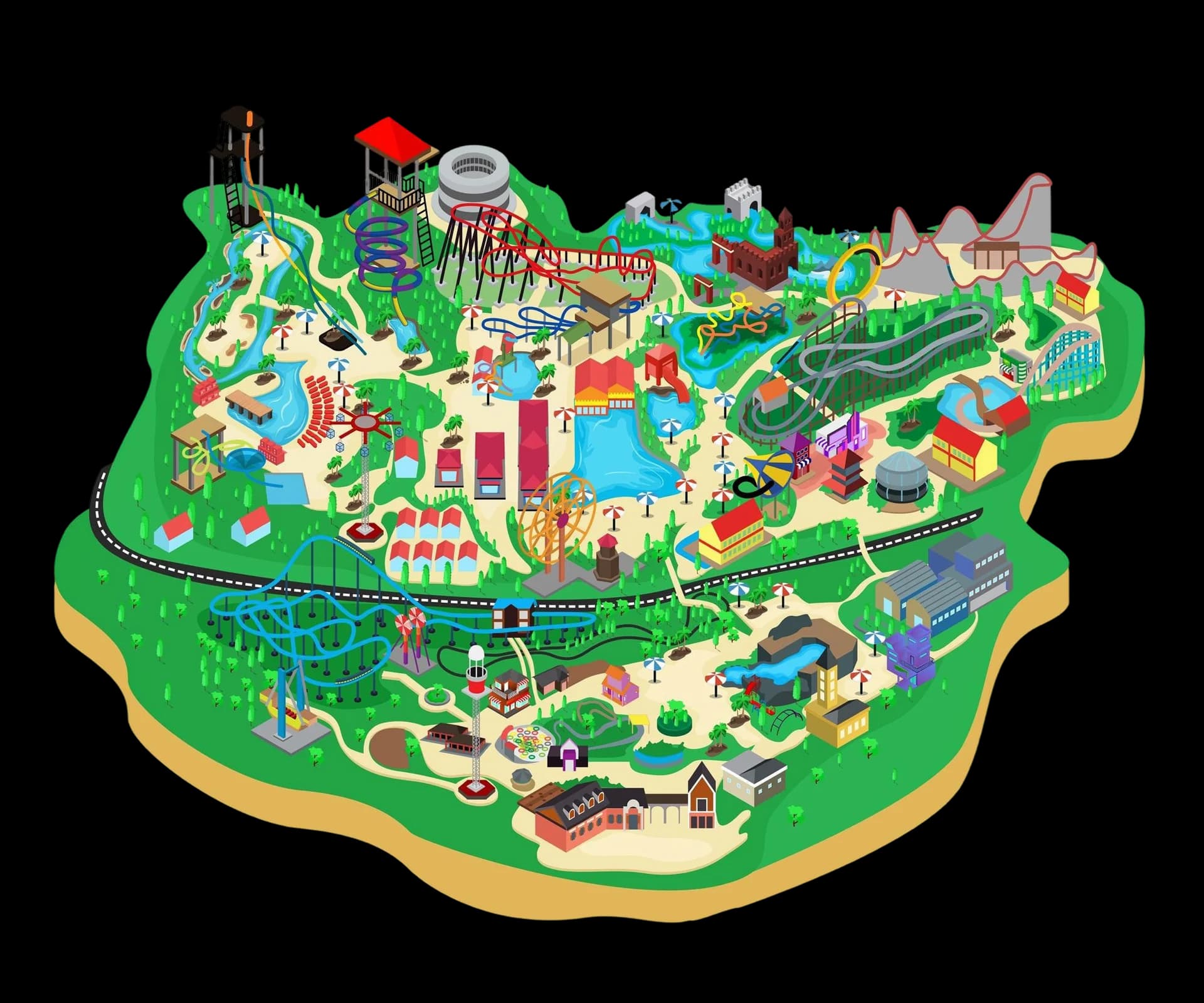 Map of Harborland